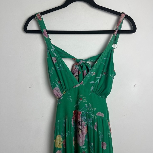 Yumi Kim Tracey Green Floral Maxi Dress Size XS Sold Out  - FLAW - Picture 7 of 16